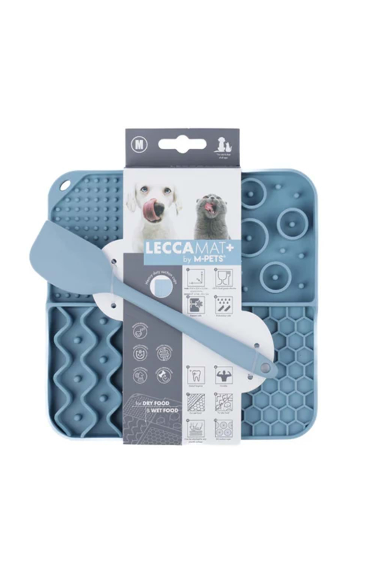 M-PETS LECCA SIVI ÖDÜL MATI KAŞIKLI SET BLUE (M)