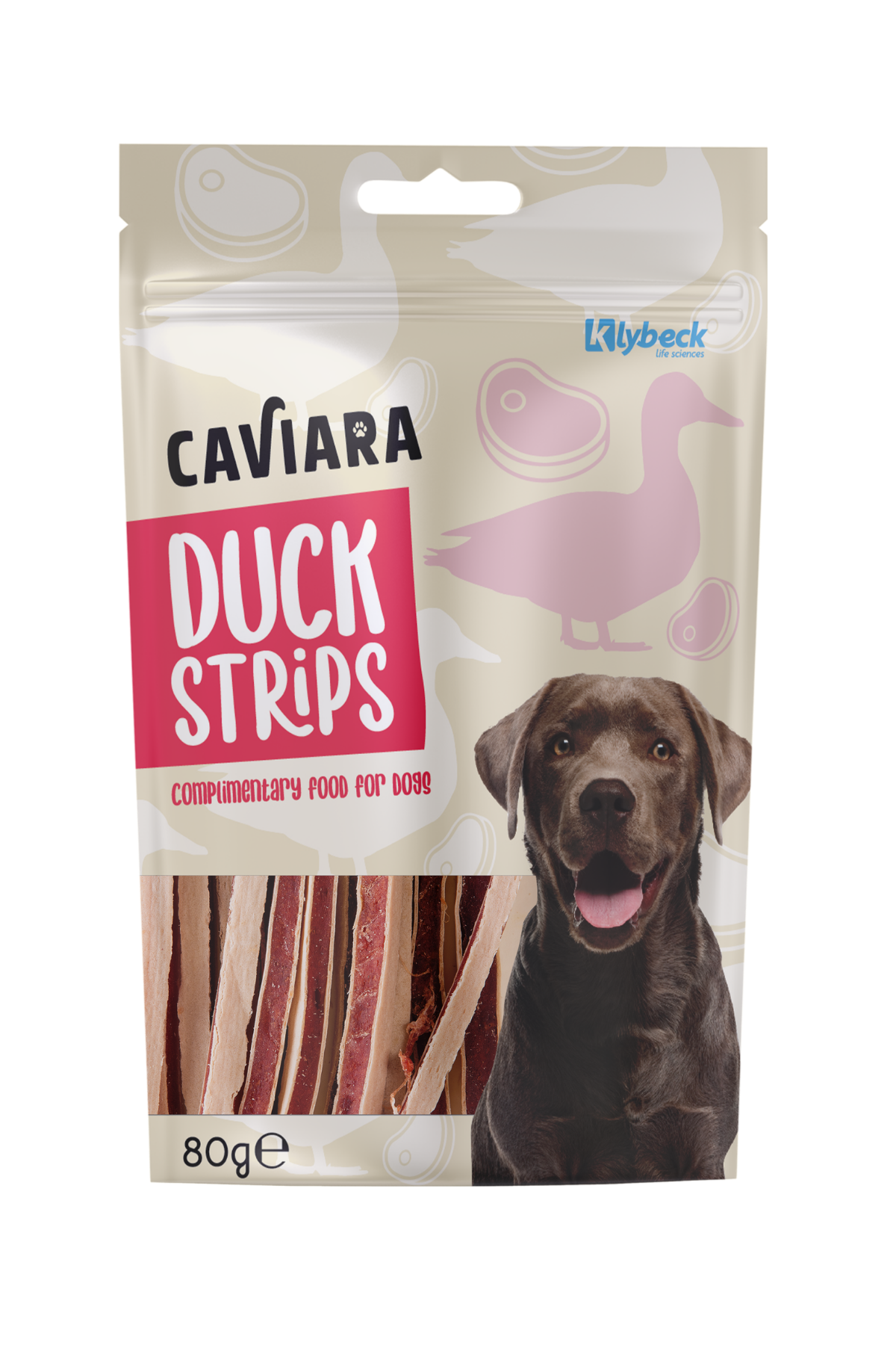 Cavira Kurutulmuş Ördek Şeritleri 80 gr Köpek Ödül Maması