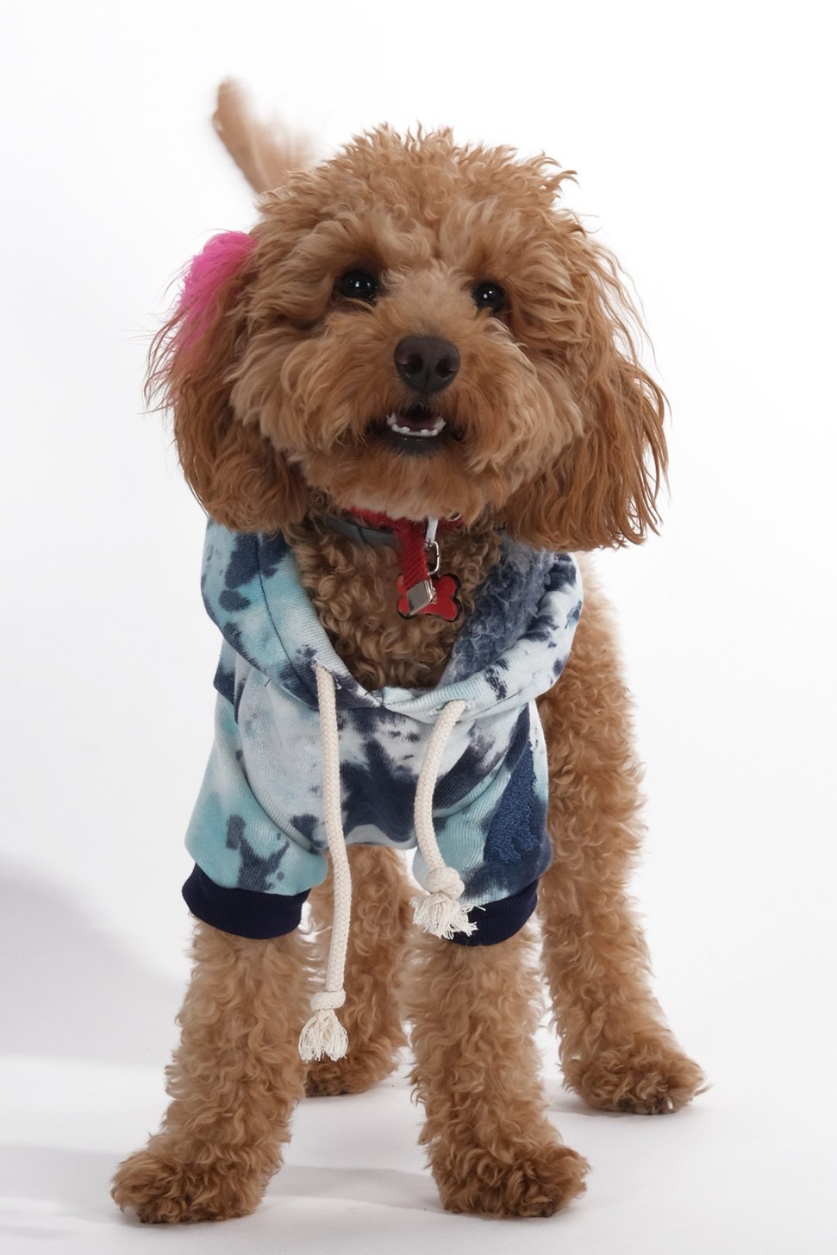 Doredog mavi batik desenli sweat