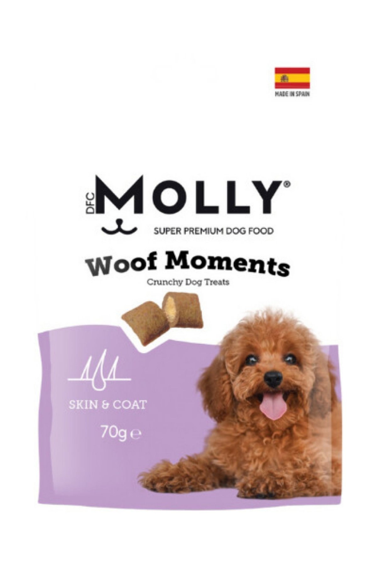 Molly Woof Moments Deri Ve Tüy Bakımı Köpek Ödül Maması 0.07 Kg