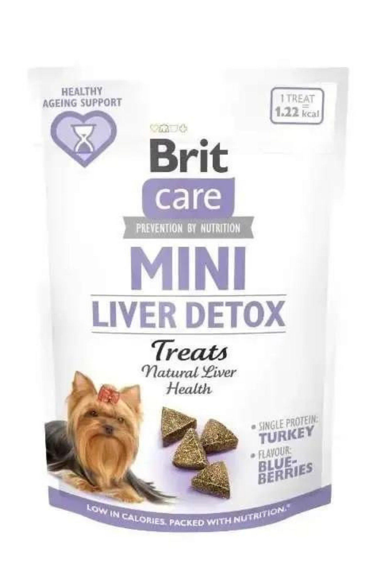 Brit Care Mini Liver Detox Köpek Ödül Maması Hindi ve Yaban Mersinli