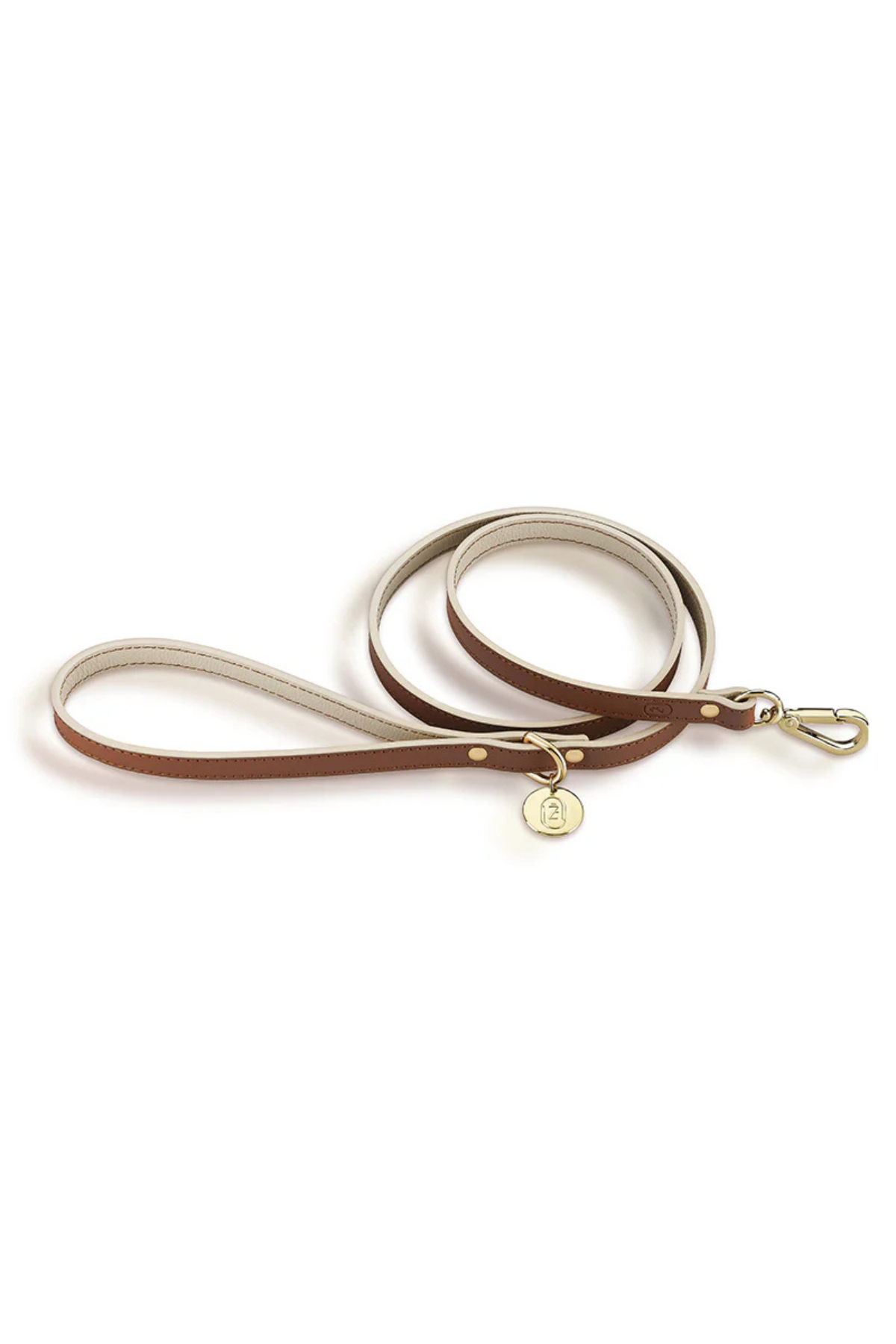 Zoe Pet Atelier Gezdirme Kayışı - Karamel / Bej