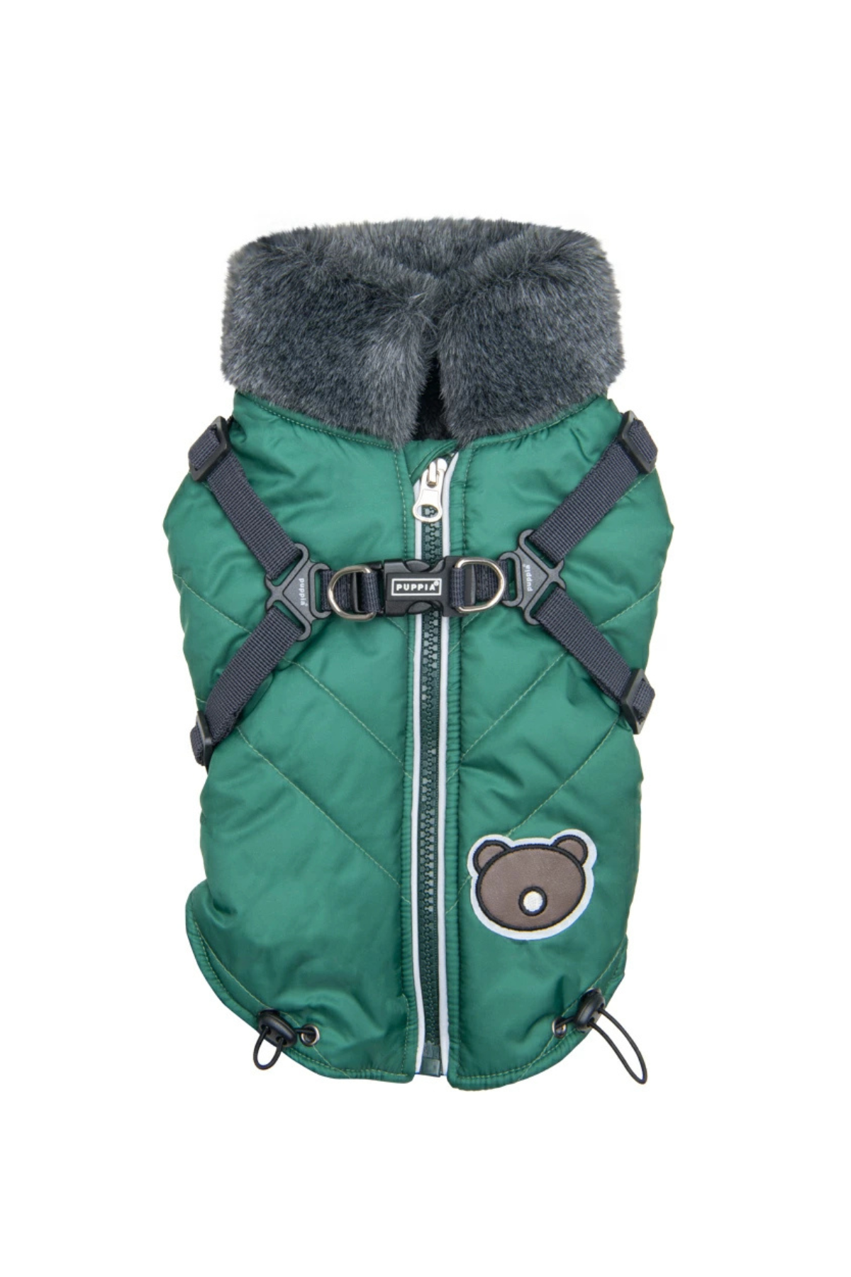 Puppia Isolde Kışlık Köpek Tulumu - Yeşil