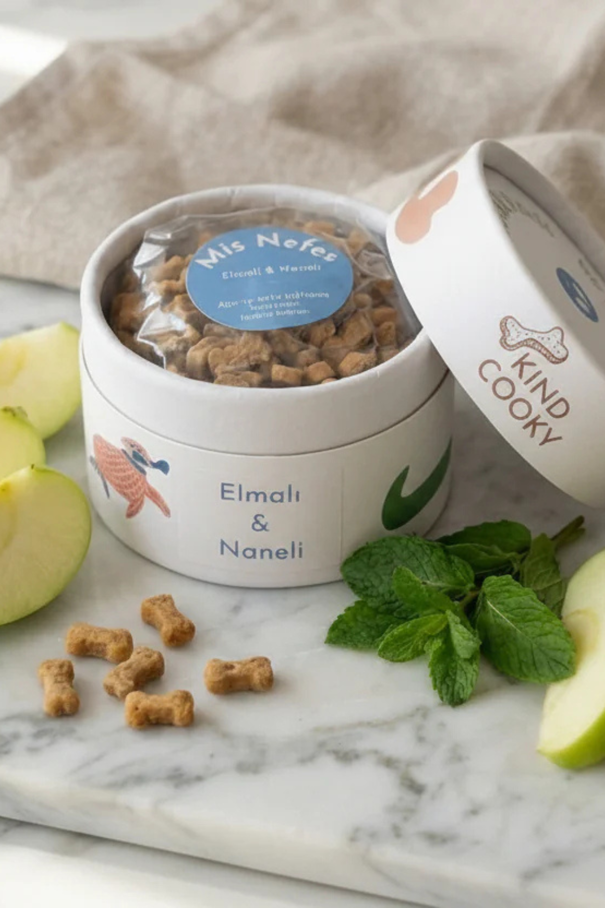 Kind Cooky Elmalı&Naneli Kurabiye Köpek Ödülü 130gr