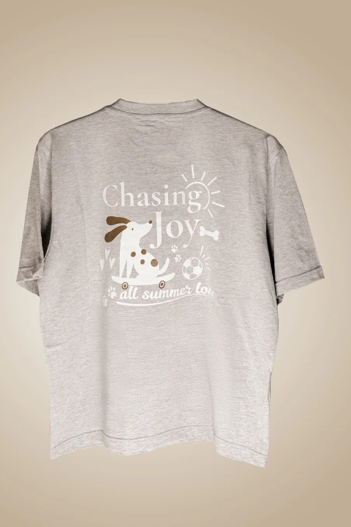 Asky&Erd AskyxHuman Chasing Joy | Urban Grey Tişört