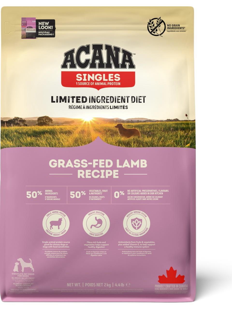 Acana Grass-Fed Lamb Kuzulu Köpek Maması 2Kg