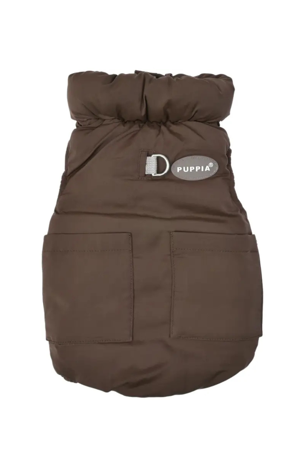 Puppia Puffer Vest Jumper Köpek Tulumu - Kahverengi
