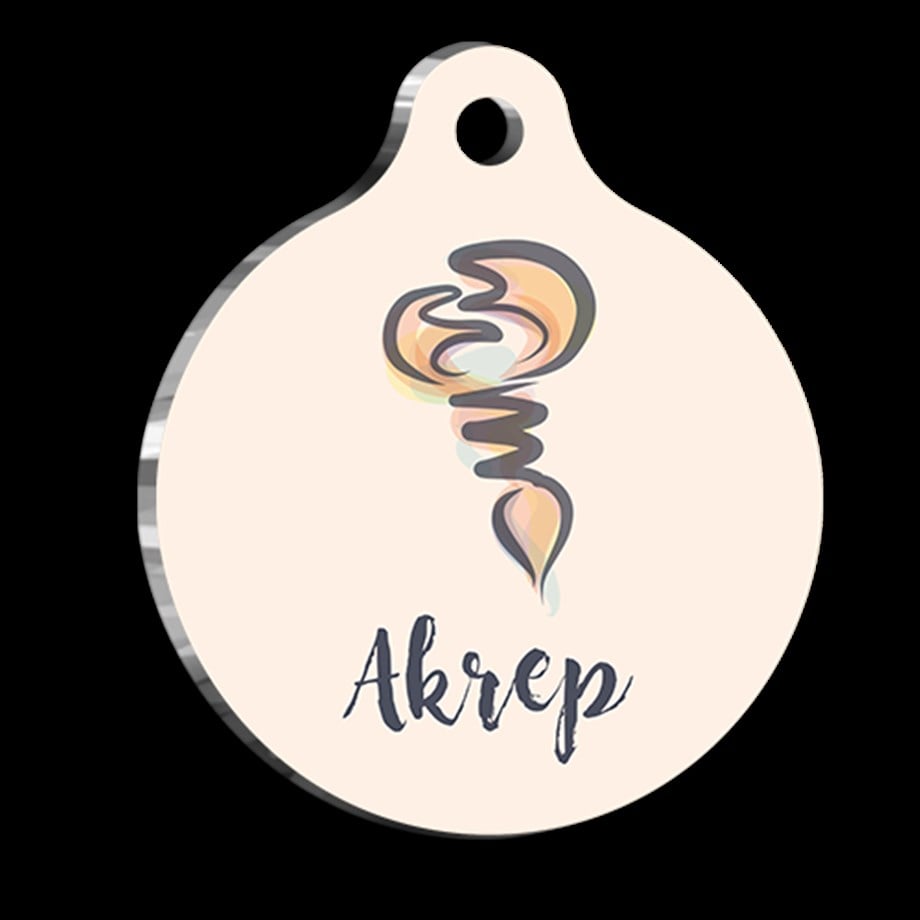 Scorpio Cat Dog Tag