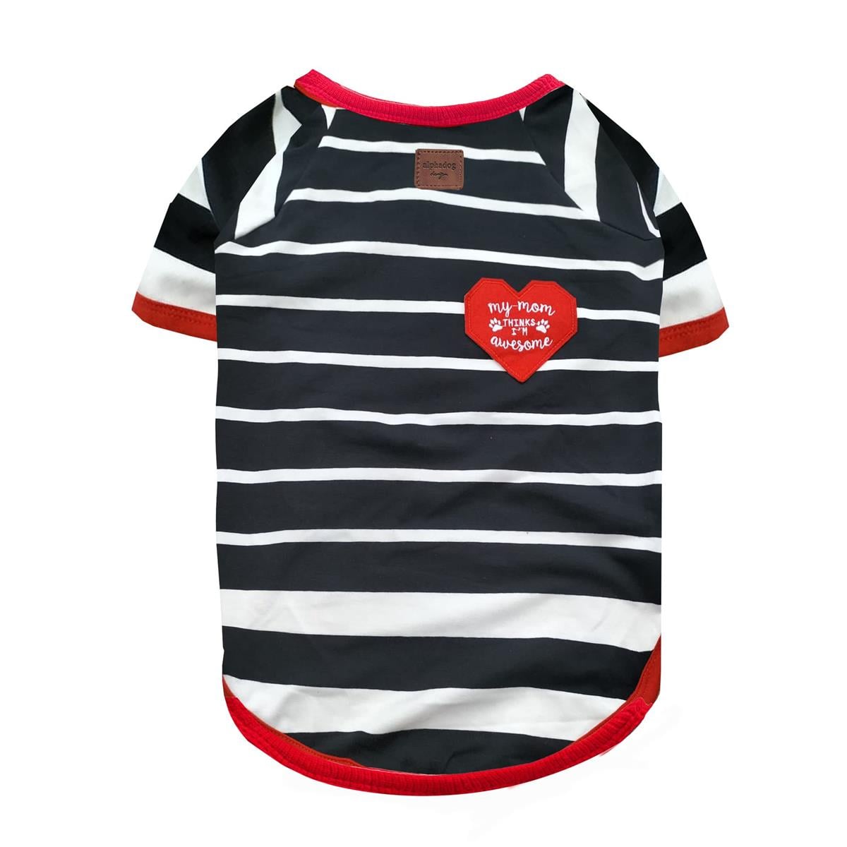 Alphadog Design Awesome Black Köpek T-Shirt