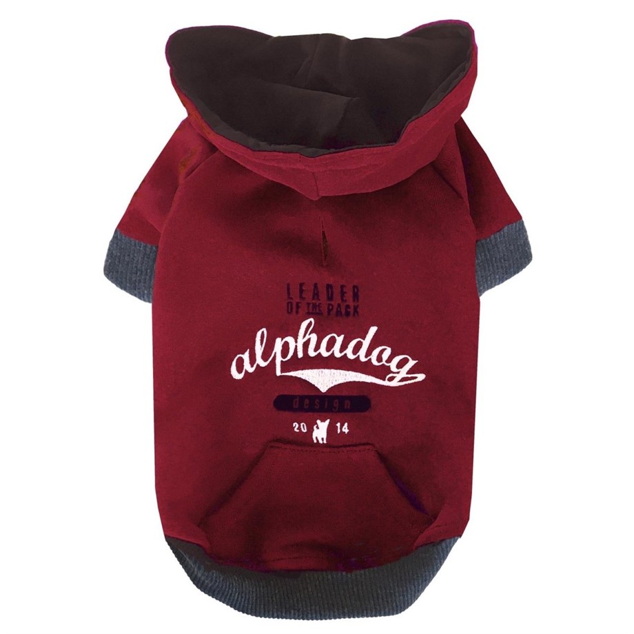 Alphadog Design Leader Köpek Sweatshirt Bordo