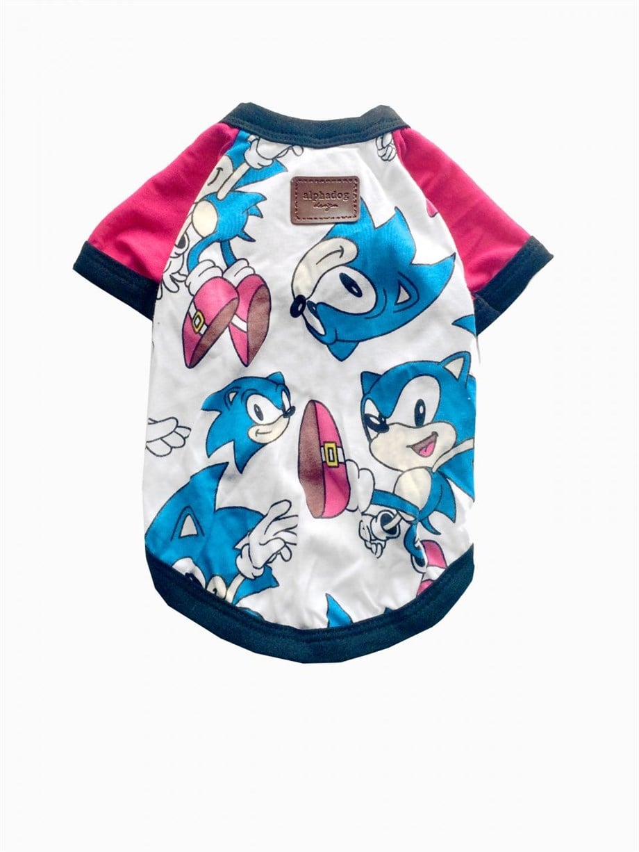 Alphadog Design Sonic Basic Köpek T-shirt