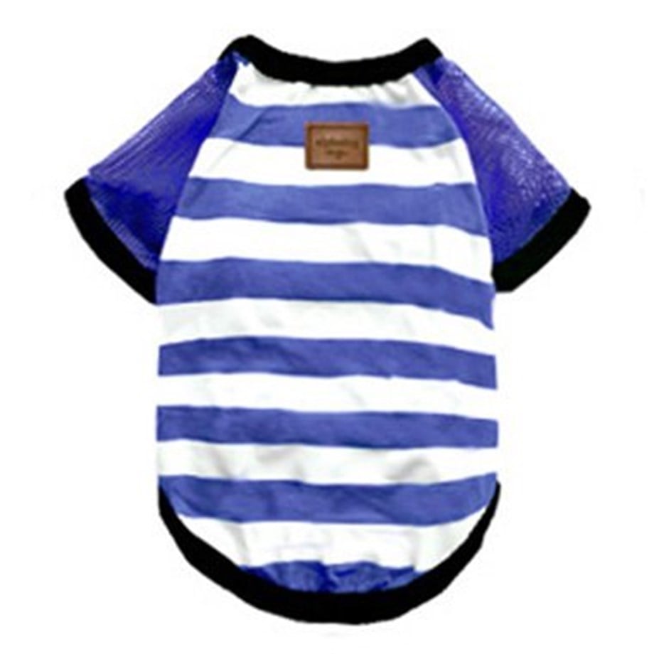 Alphadog Design Summer Köpek T-shirt Mavi