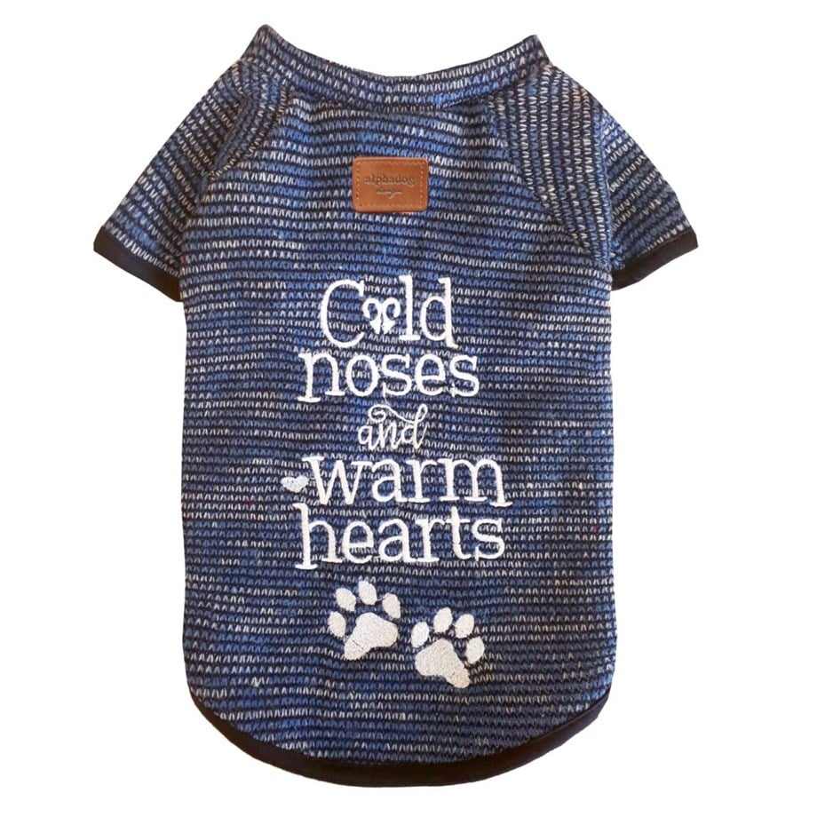 Alphadog Design Warm Hearts Dog Cossack Blue