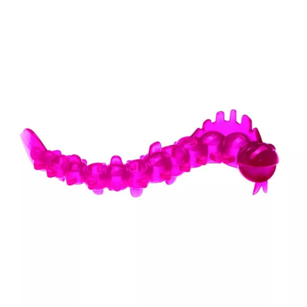 Aquael Comfy Dental Tırtıl Köpek Oyuncağı Pembe