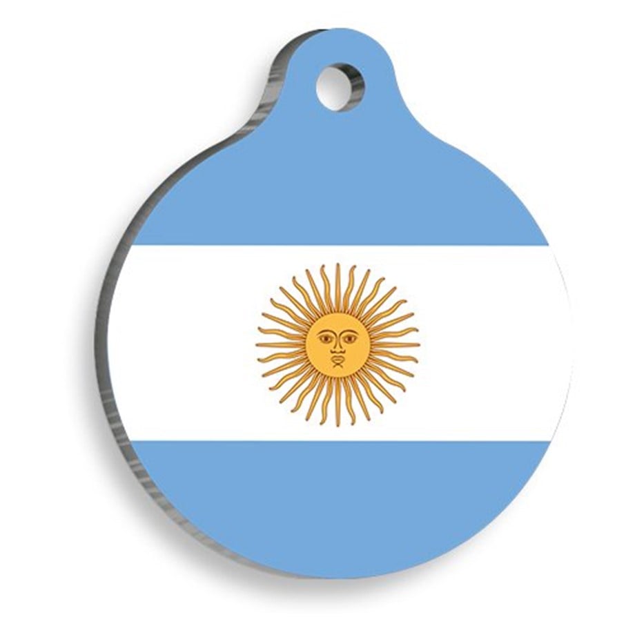 Argentina Round Cat And Dog Tag