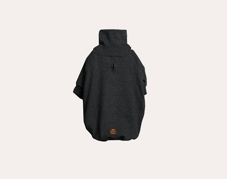 Asky and Erd Turtleneck Tshirt | Graphite Köpek Sweatshirt