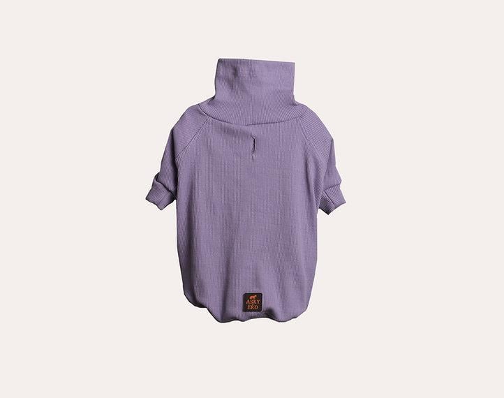Asky and Erd Turtleneck Tshirt | Lavender Köpek Sweatshirt