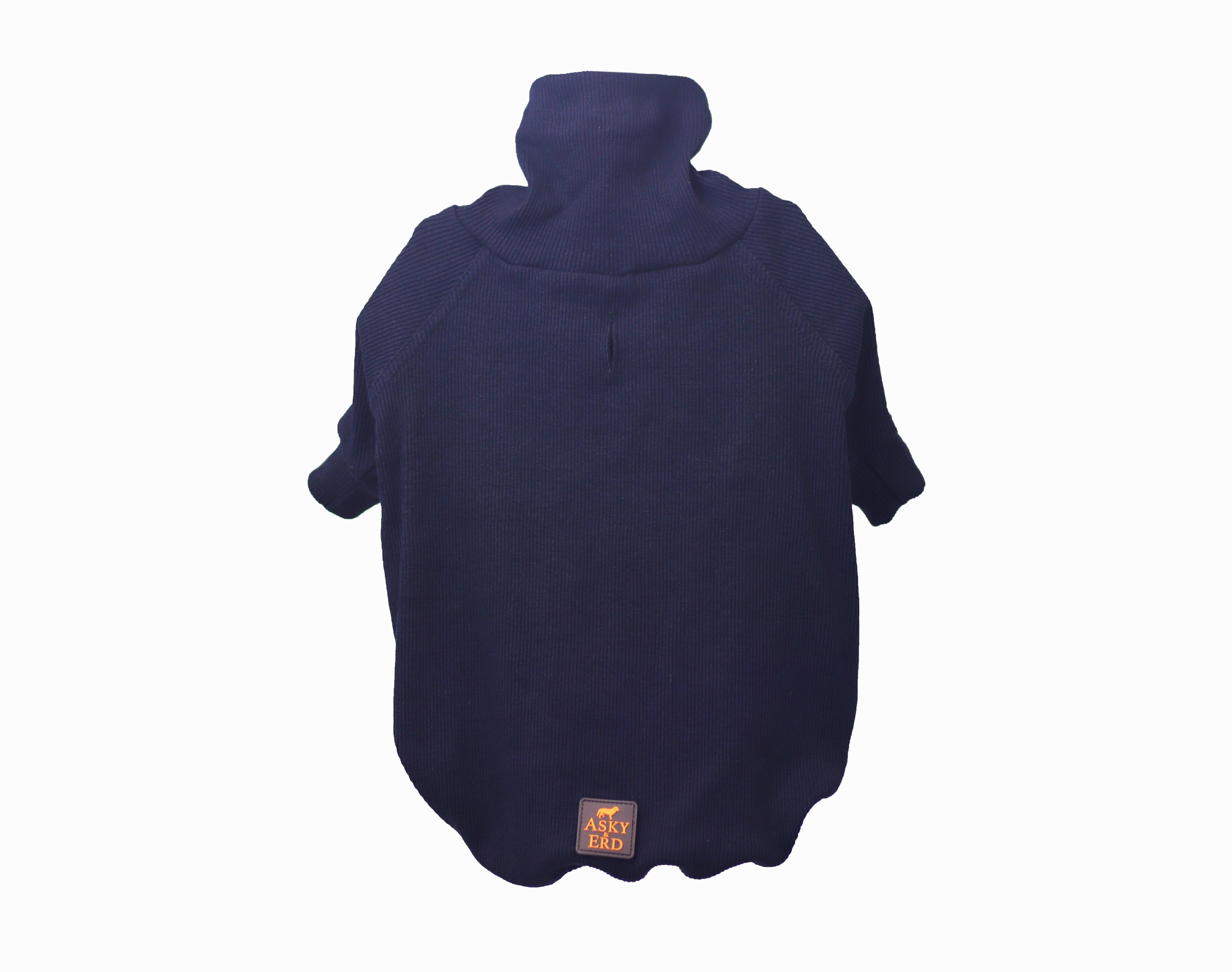 Asky and Erd Turtleneck Tshirt | Navy Köpek Sweatshirt