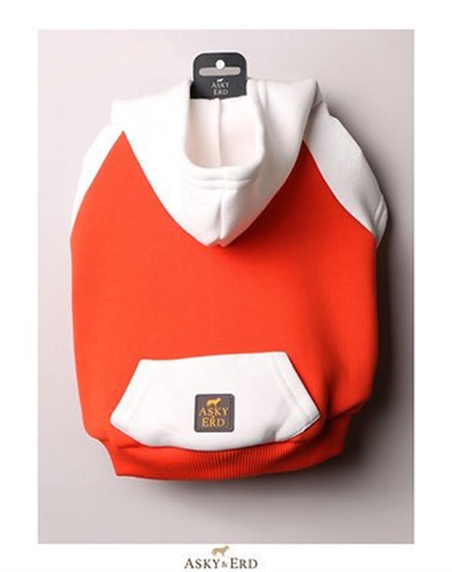 Asky Cozy Hoodie Tangerine Köpek