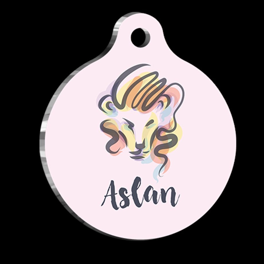 Lion Sign Cat Dog Tag