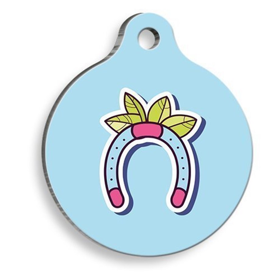 Horse Round Cat And Dog Tag