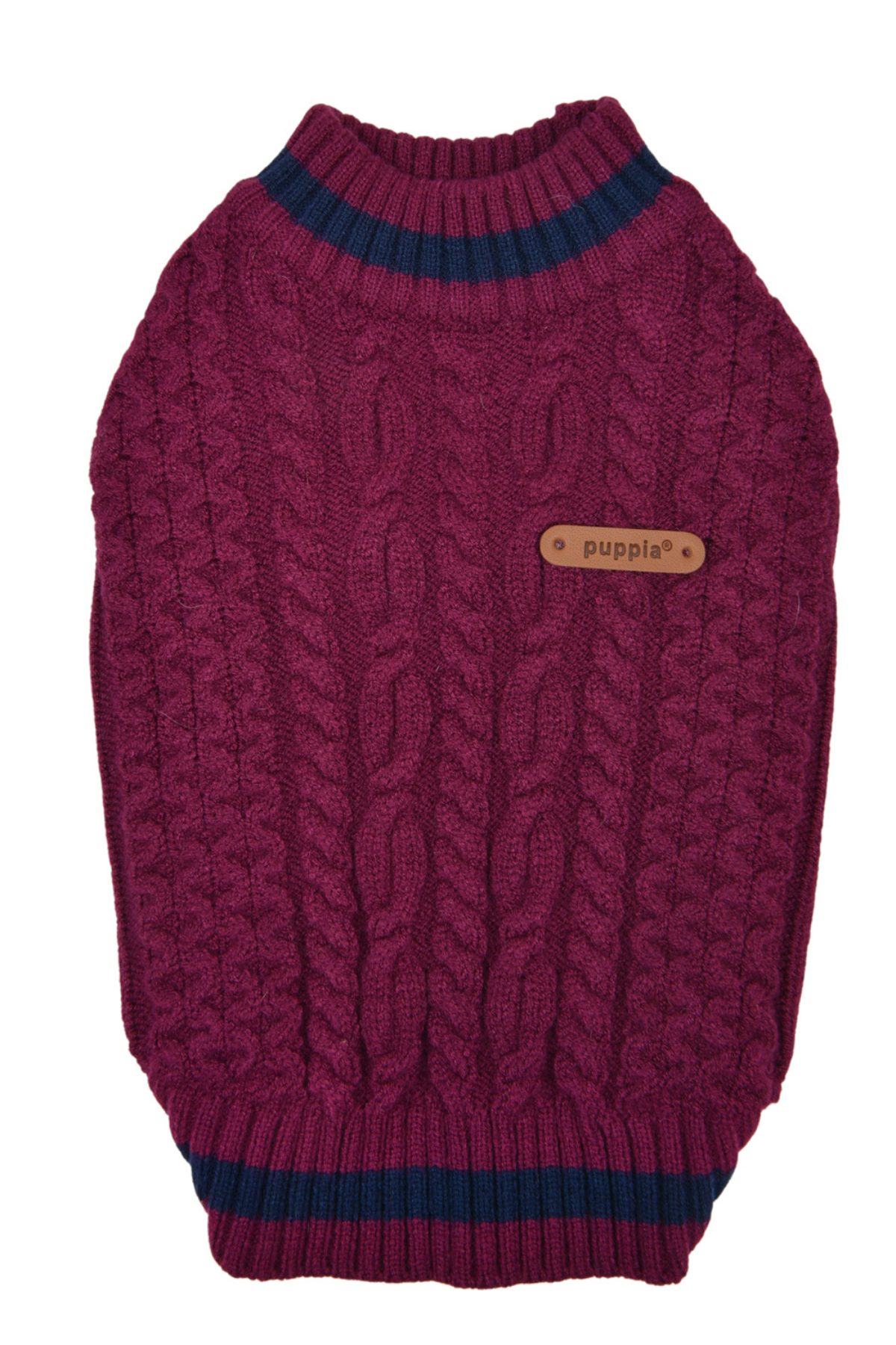 Puppia Fannar Örgü Köpek Kazağı Bordo 