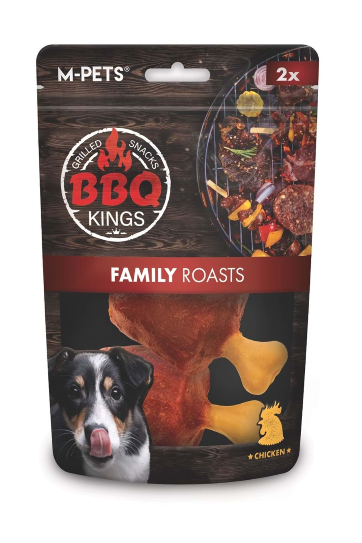 M-PETS BBQ KINGS FAMILY ROASTS CHICKEN ÖDÜL 105GR