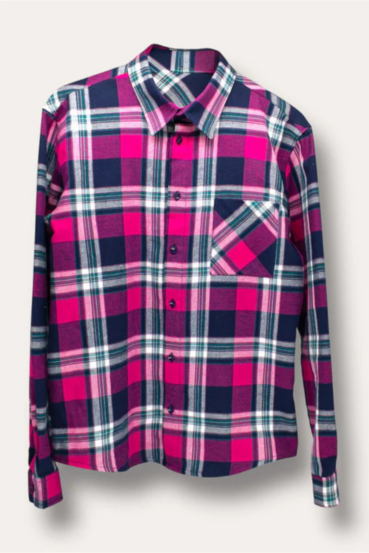Asky&Erd AskyxHuman | Plaid Shirt | Midnight Berry