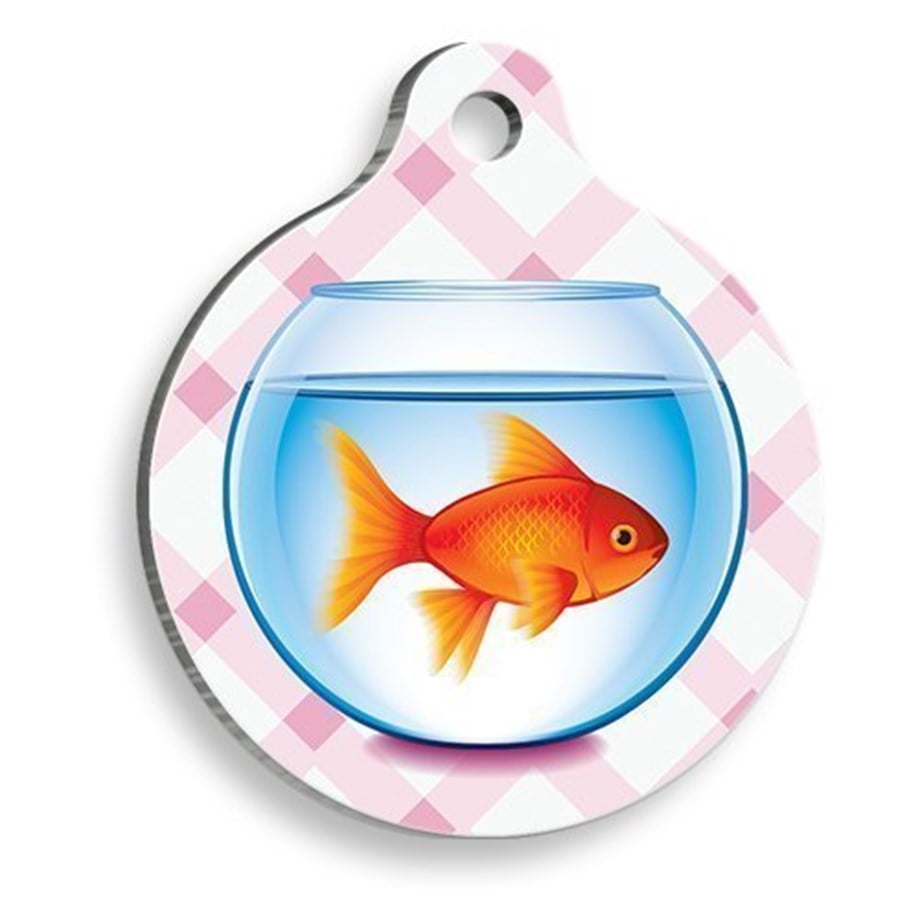 Fish Round Cat Tag