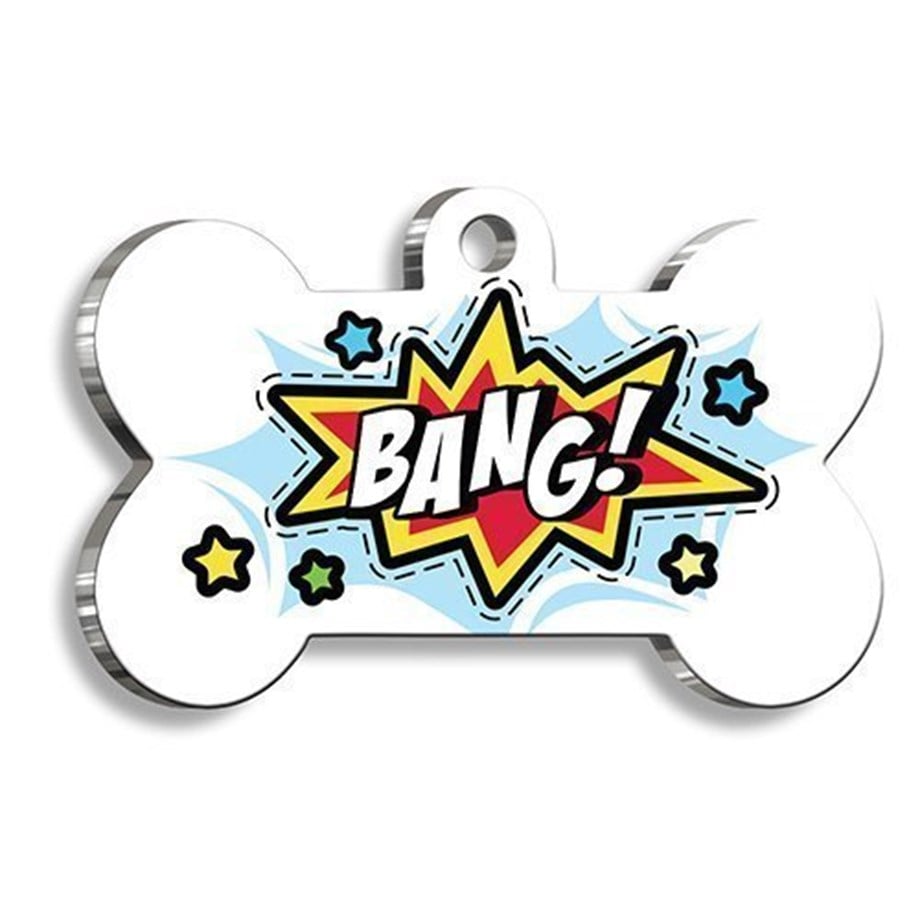 Bang Bone Shaped Dog Tag