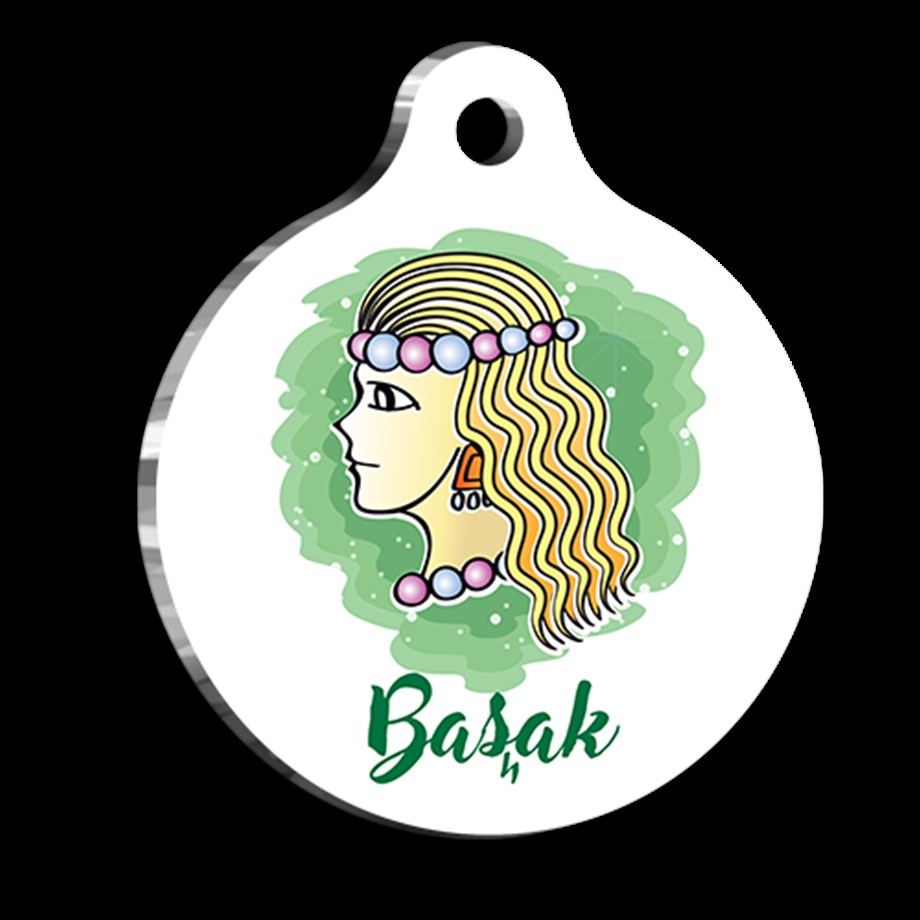 Virgo Cat Dog Tag