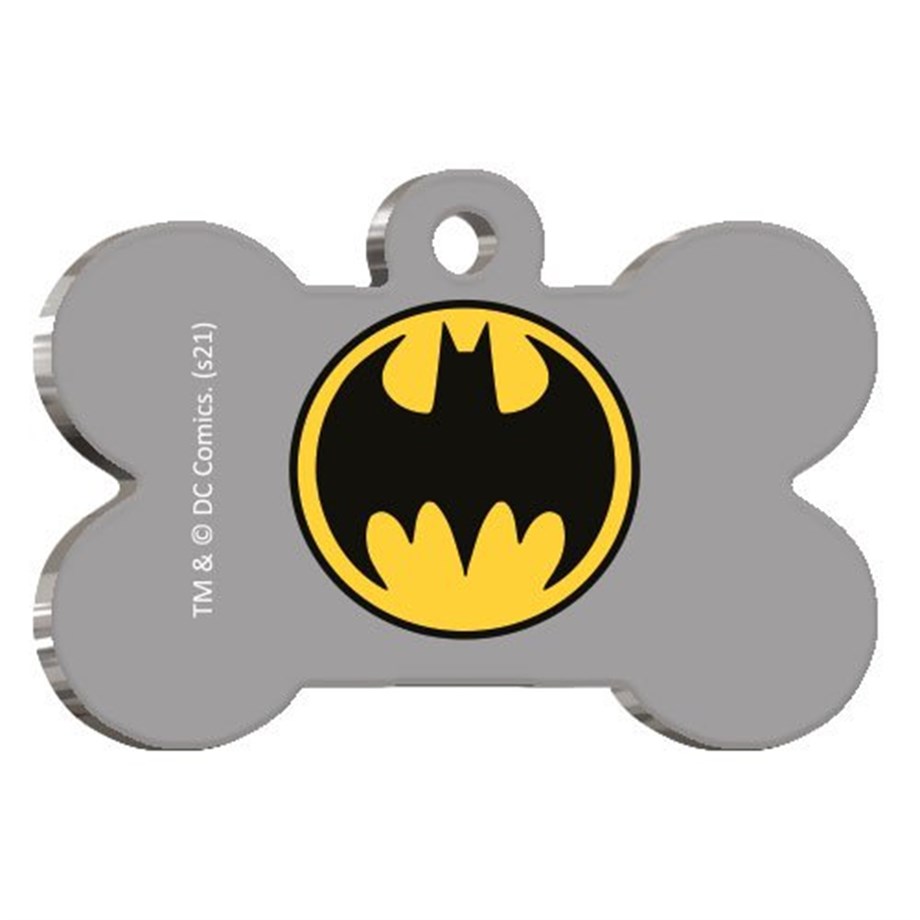 Batman Bone Shaped Cat And Dog Tag