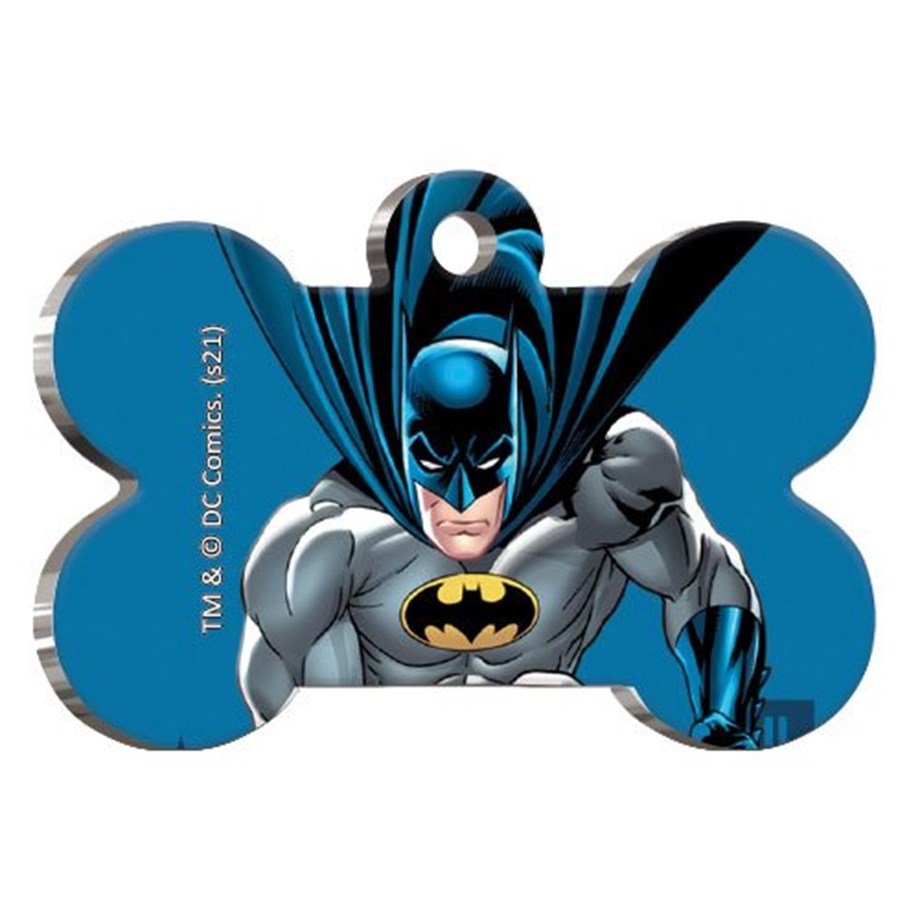 Batman Bone Shaped Cat And Dog Tag