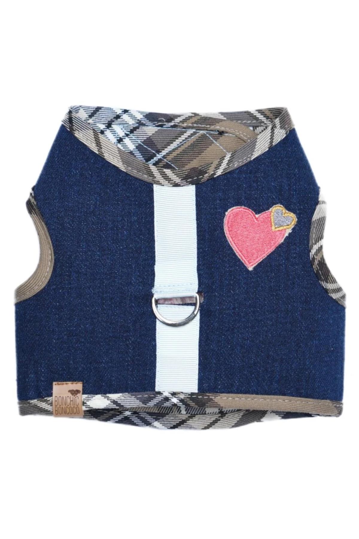 Bcbc Double -Sided Denim Dog Breast Vest Coffee