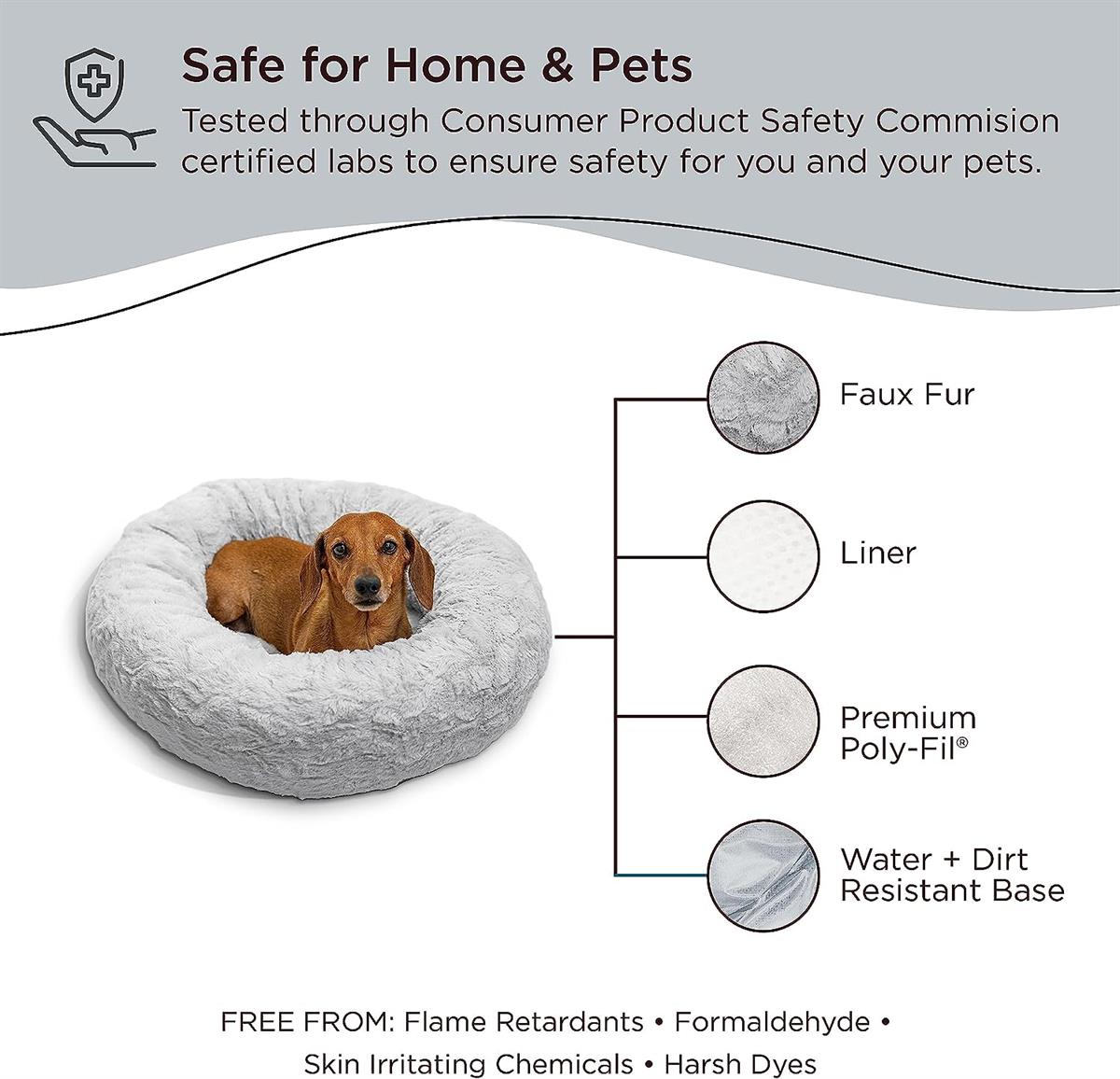 Best Friends by Sheri The Original Calming Donut Lux Kedi ve Köpek