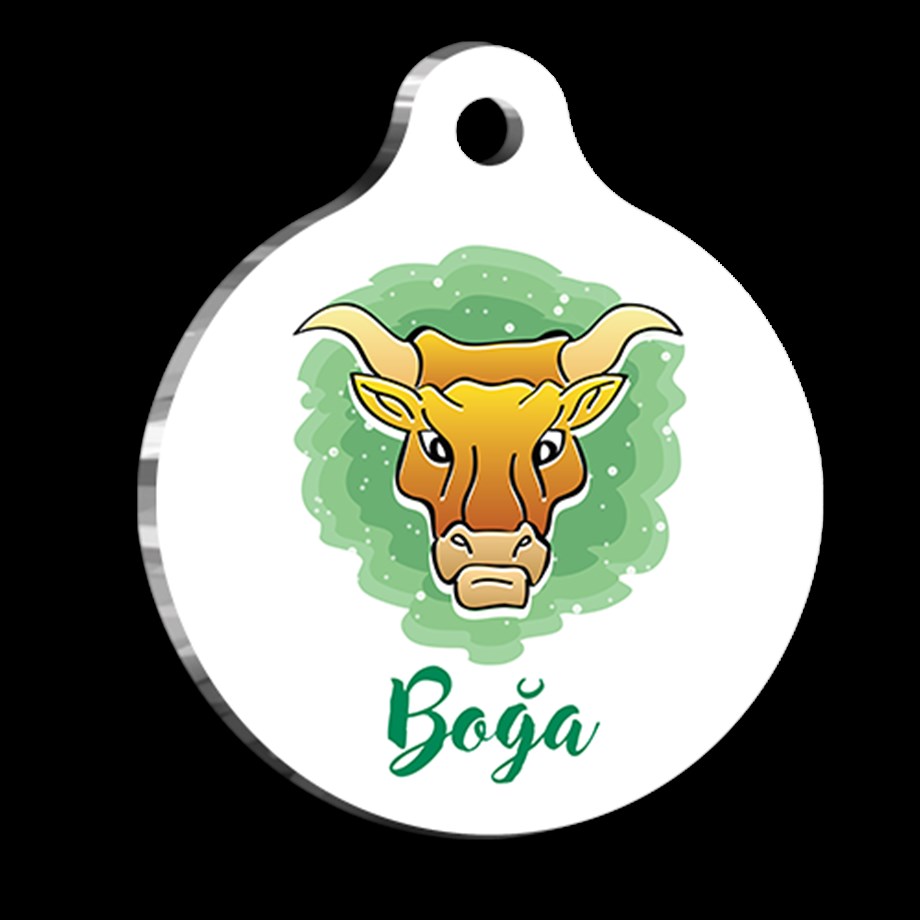 Taurus Cat Dog Tag