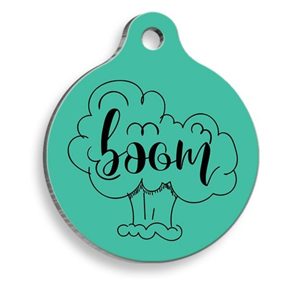Boom Round Cat And Dog Tag