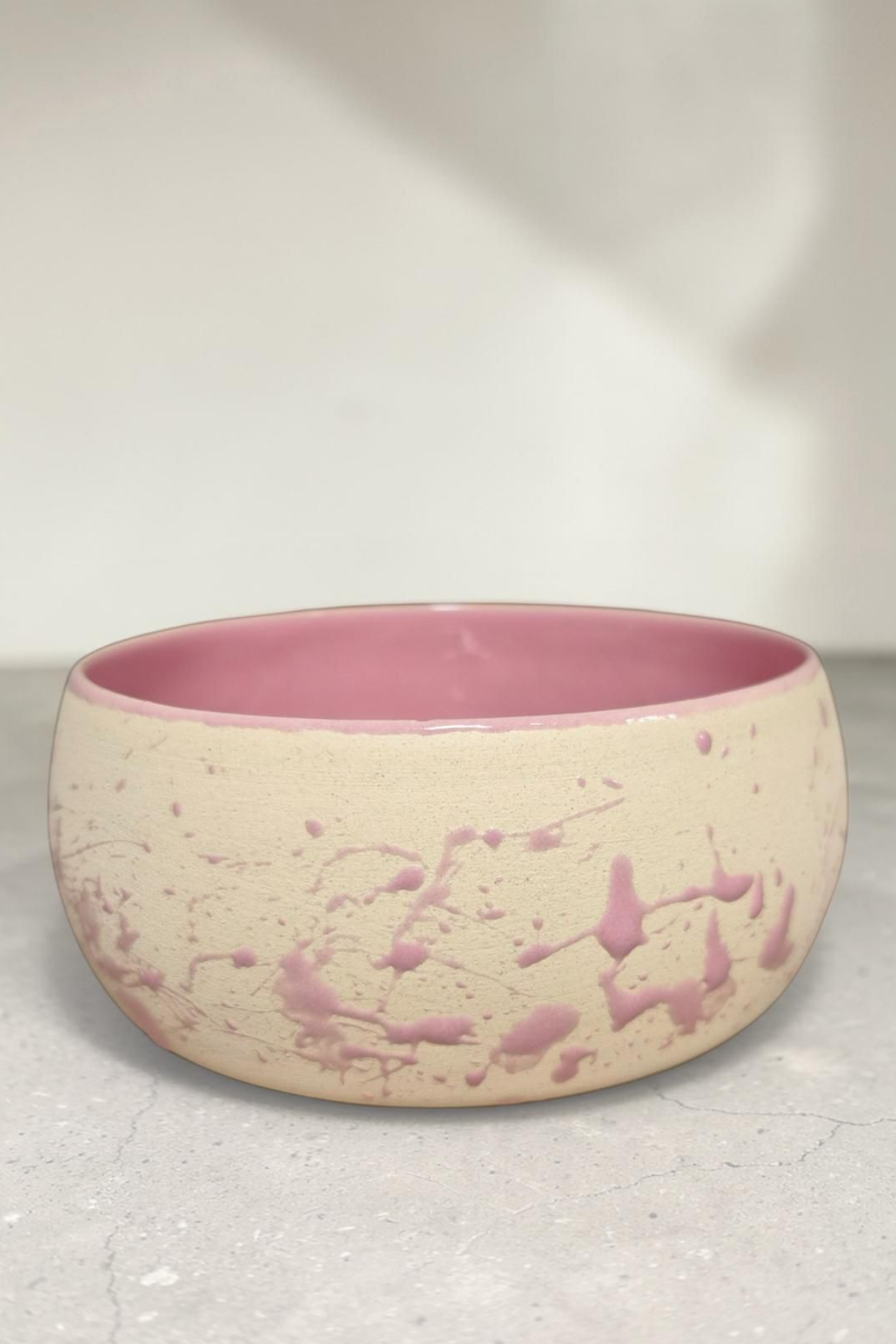 Feza Seramik Mama Kasesi Pembe