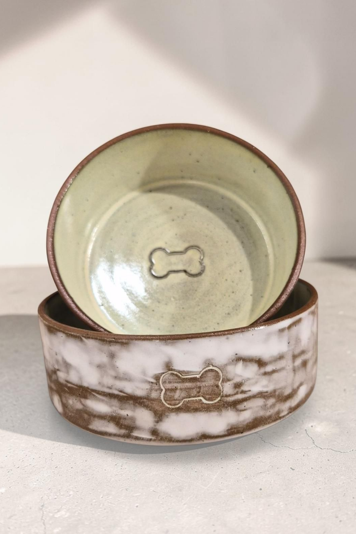 Feza Seramik Mama Kasesi Seti Beyaz/Sarı