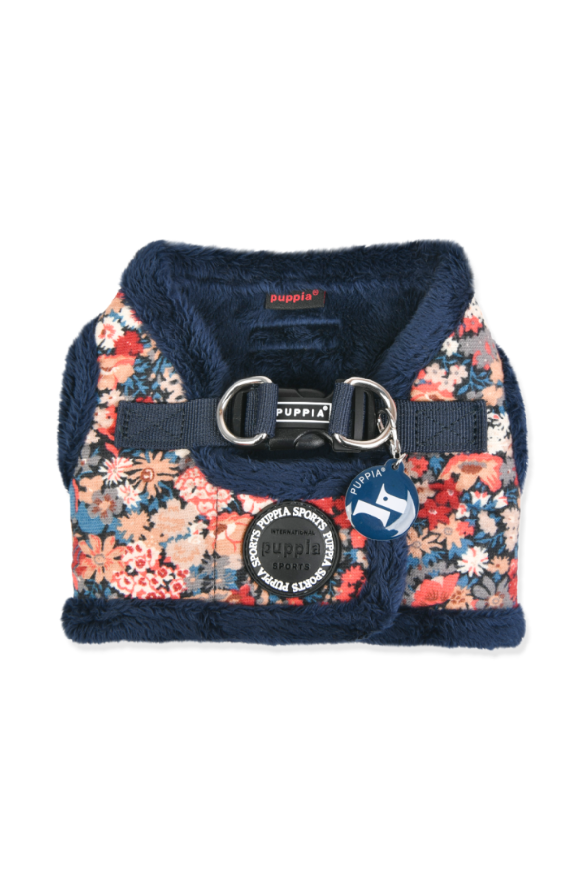 Puppia Gianni Lacivert Köpek Göğüs Tasması