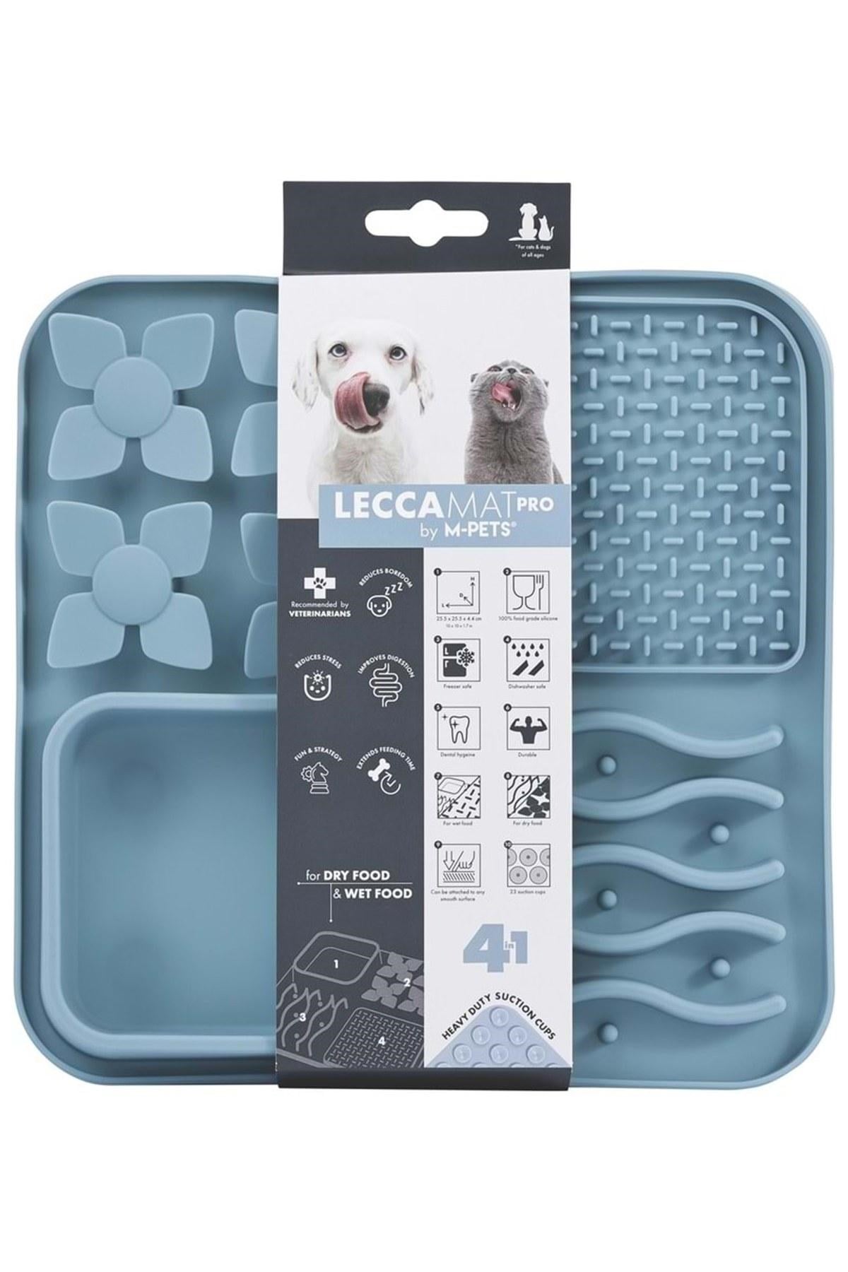 M-Pets Lecca Pro Köpek Yalama ve Beslenme Matı Mavi