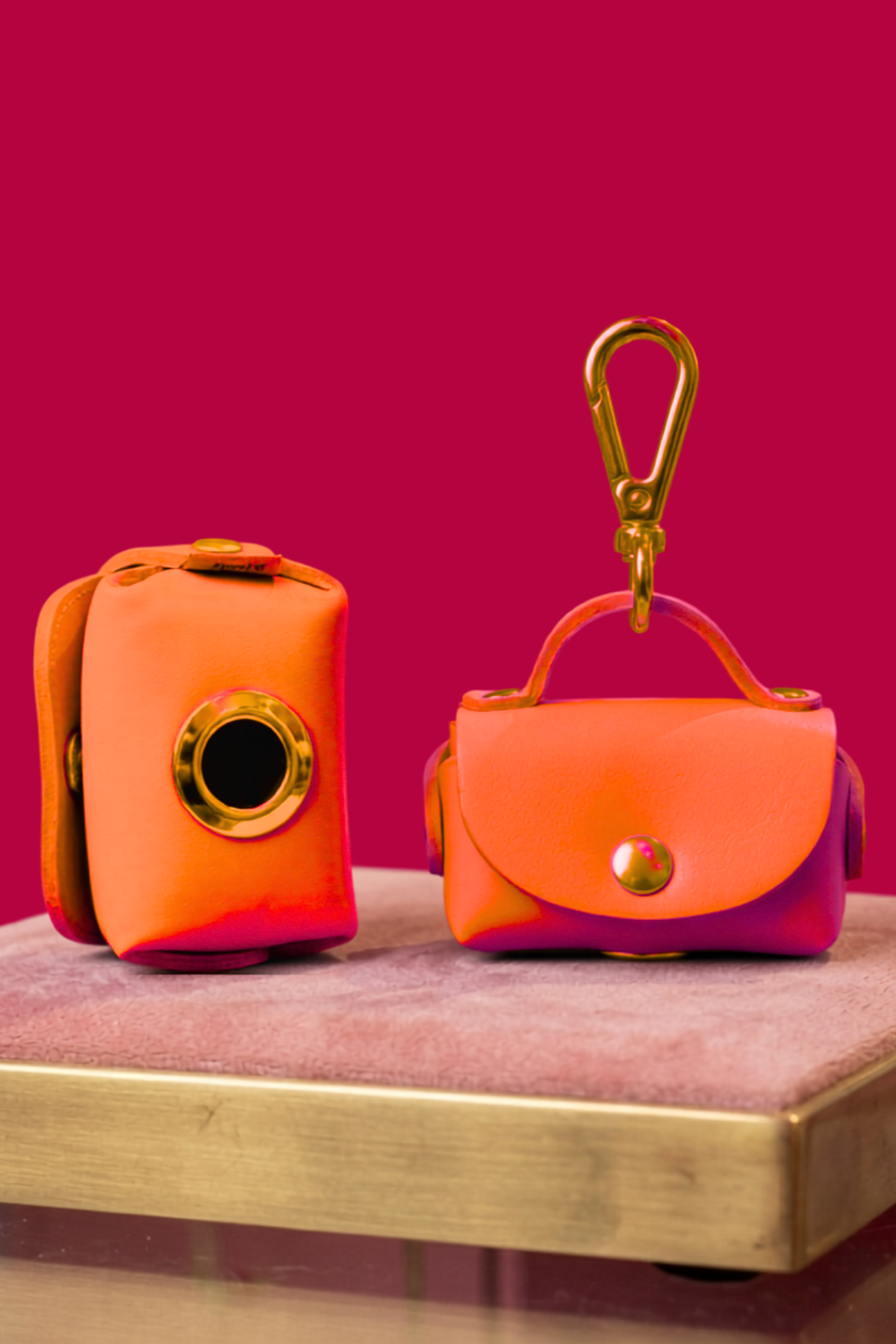 The Tailor Dogs Köpek Dışkı Poşeti Çantası Neon Turuncu