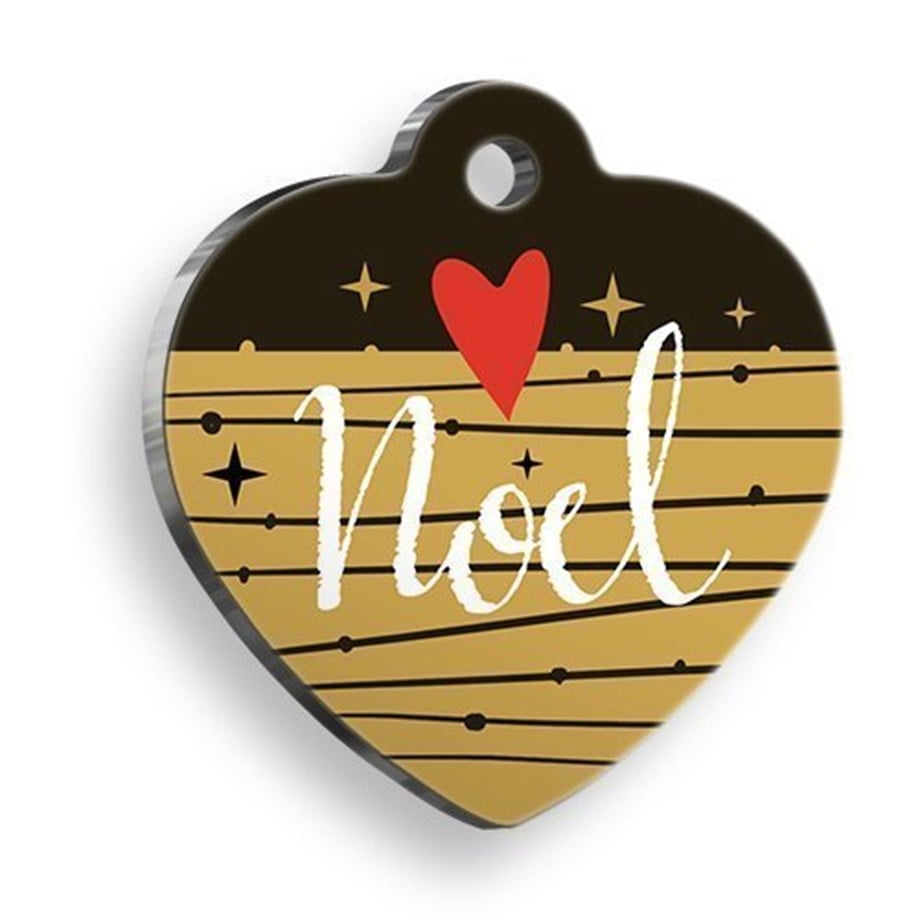 Christmas Series Love Christmas Heart Cat And Dog Tag