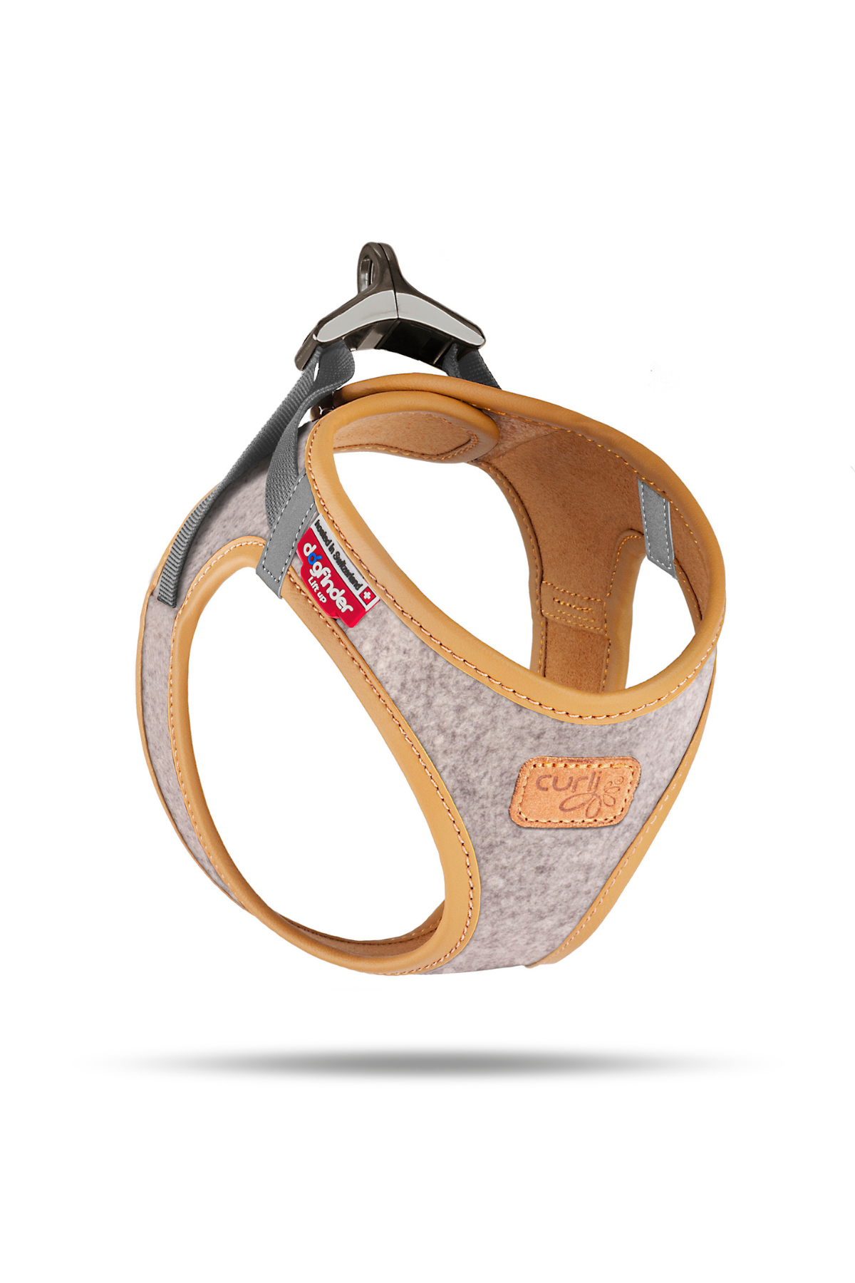 Curli Alpine Curli Clasp Vest Harness Light Gray