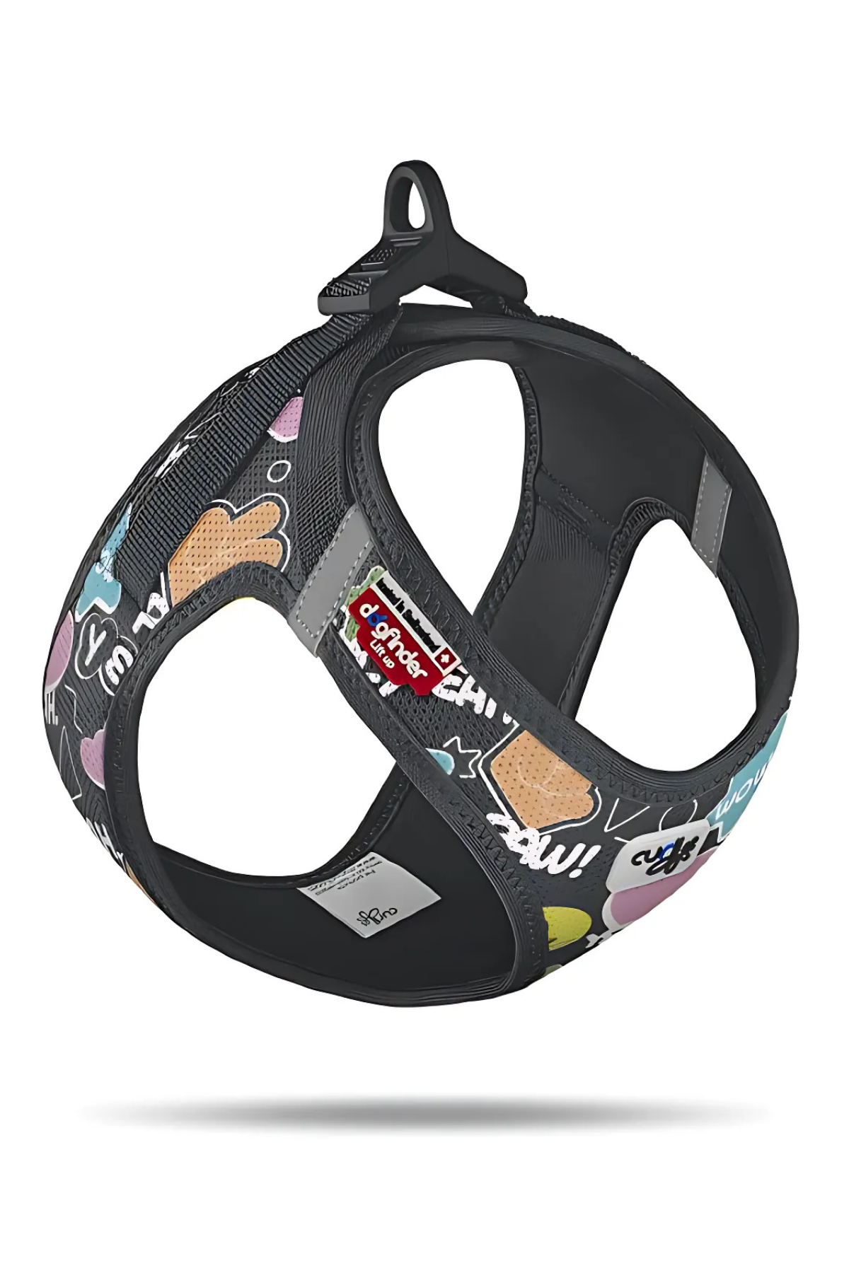 Curli Clasp Air Mesh Comic Black