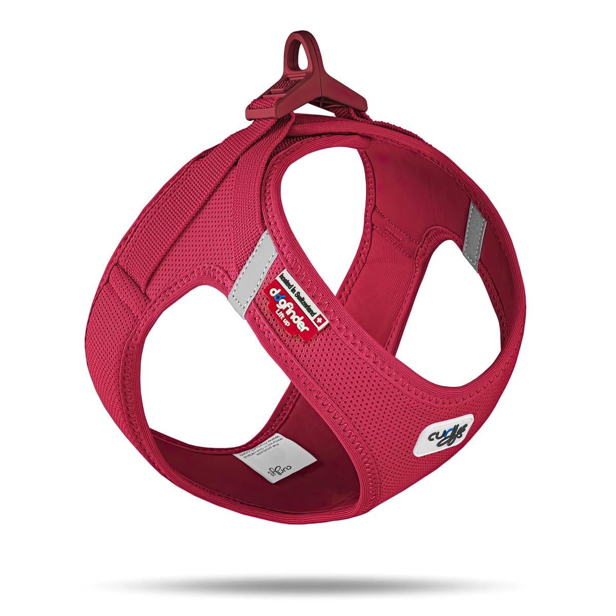 Curli Vest Breast Bowl Clasp Air Mesh Red