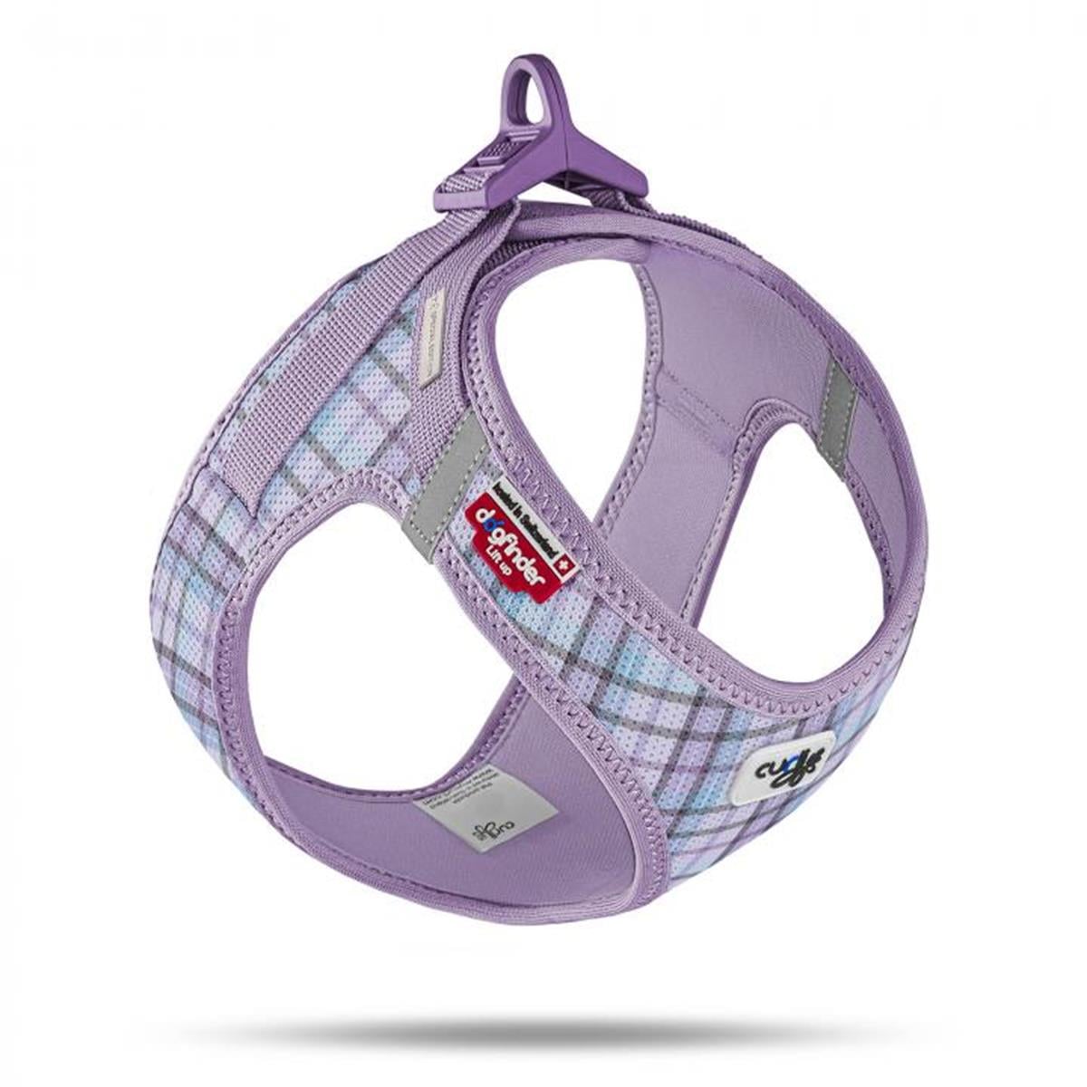 Curli Vest Göğüs Tasması Clasp Air- Mesh Lavendel Caro