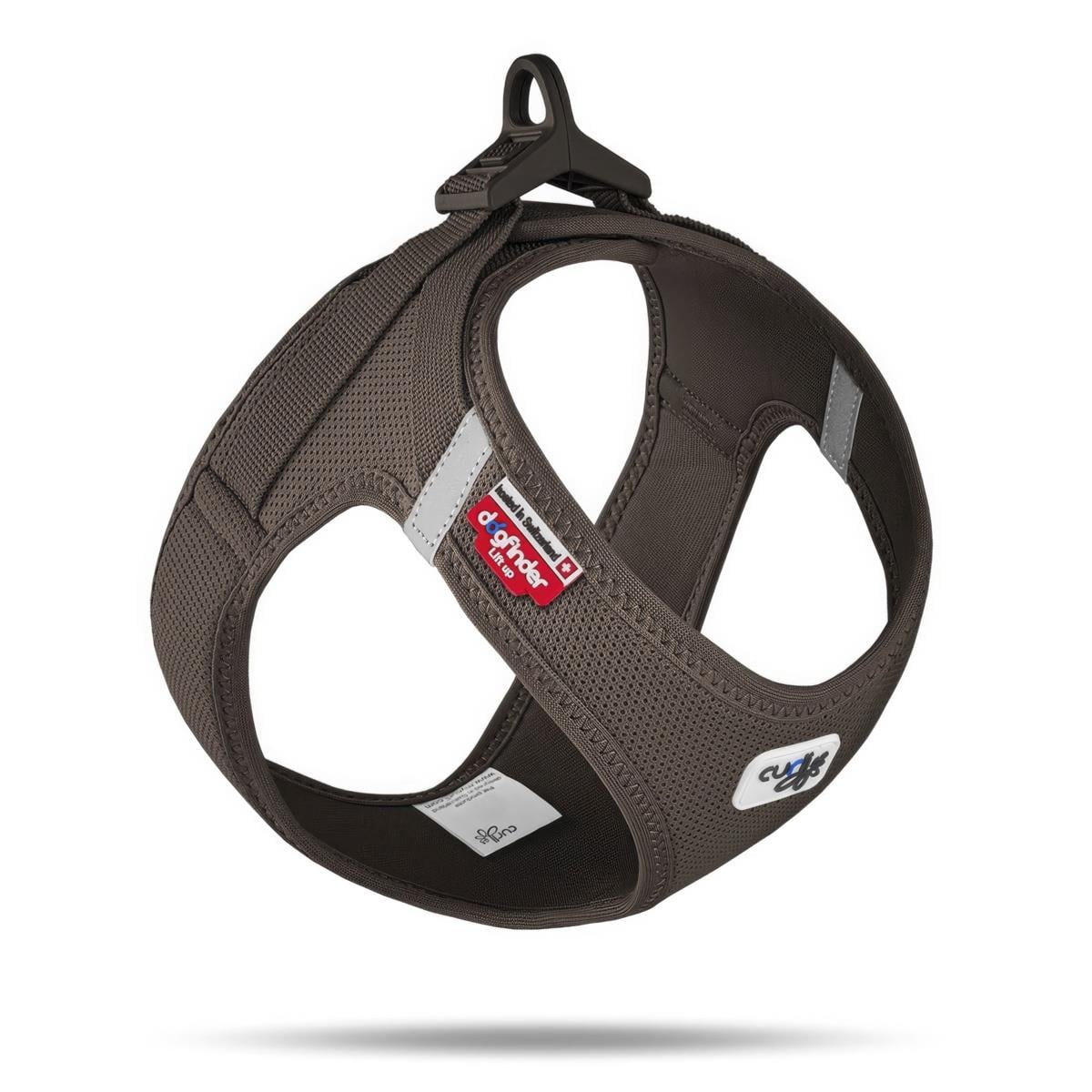 Curli Vest Breast Station Clasp Air Mesh Brown