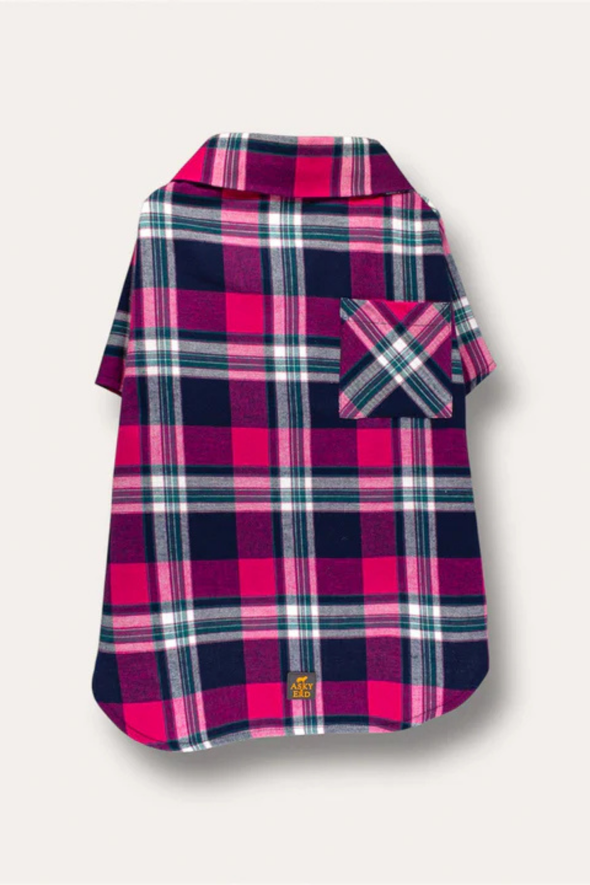 Asky&Erd Plaid Shirt Midnight Berry