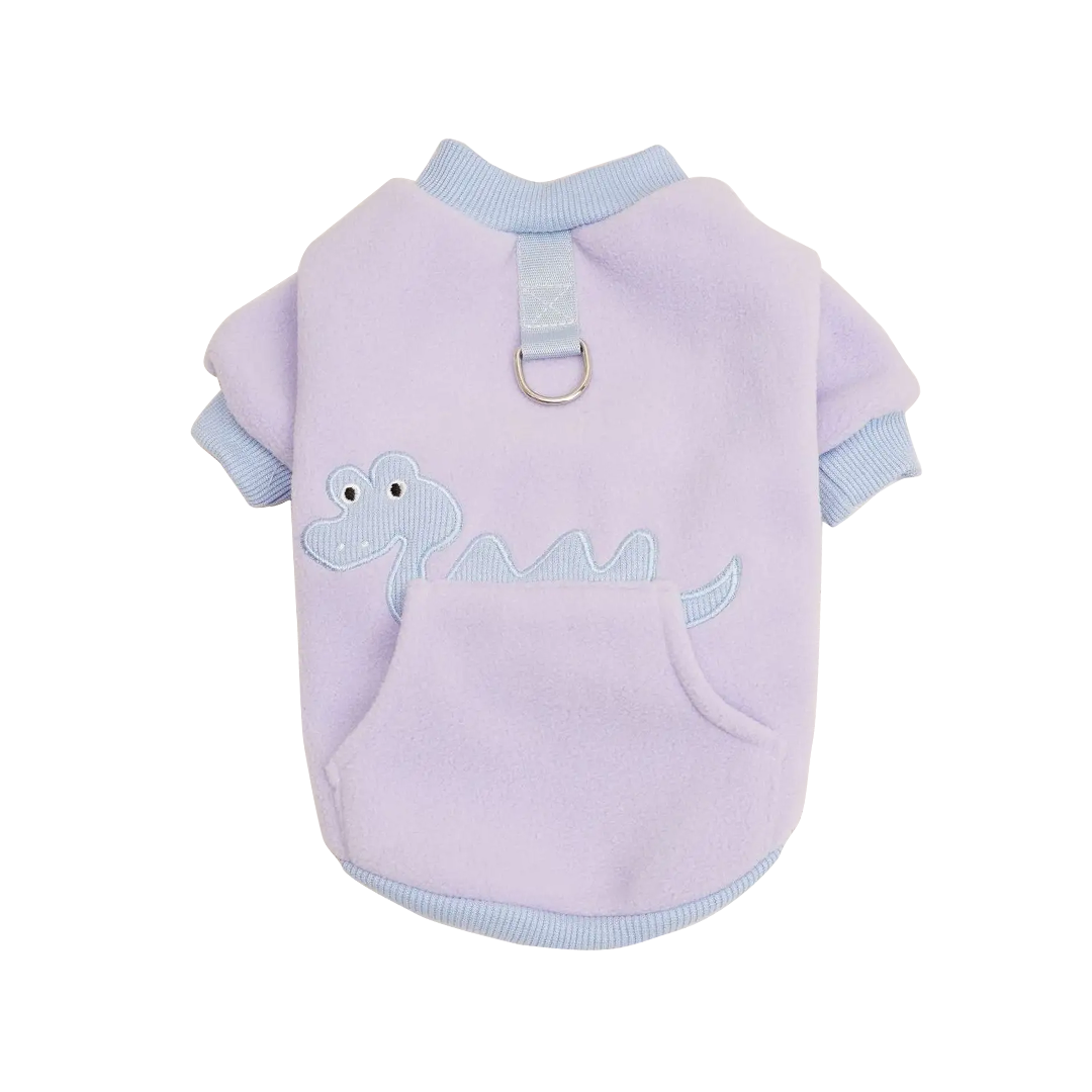 DolcePets Dinazor Köpek Sweatshirt Mor